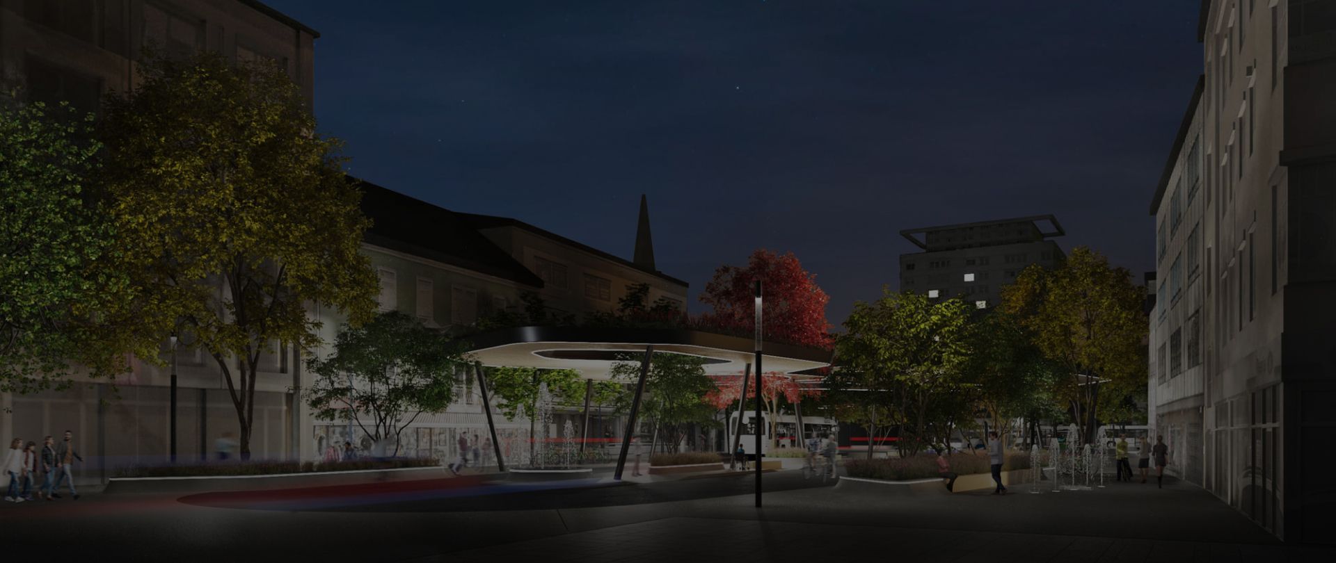 Kaiser-Josef-Platz in Wels, Österreich