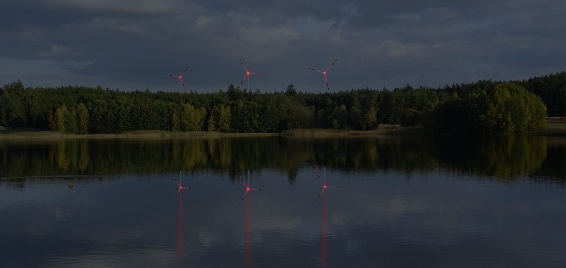 Windkraftanlage in Amaliendorf, Österreich